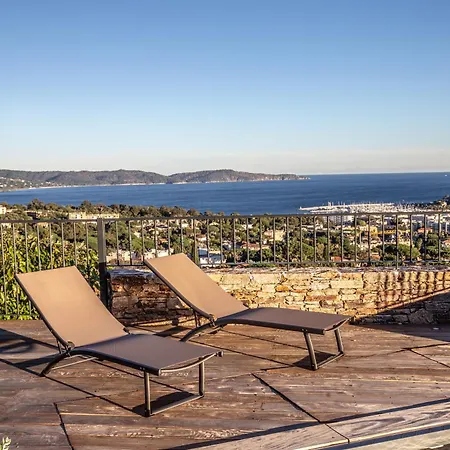 Soleil D'or, Golfe De St Tropez, Vue Panoramique וילה קבלייר-סור-מר